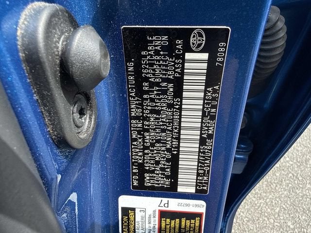 2017 Toyota Camry SE