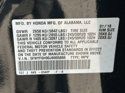 2018 Honda Pilot Touring