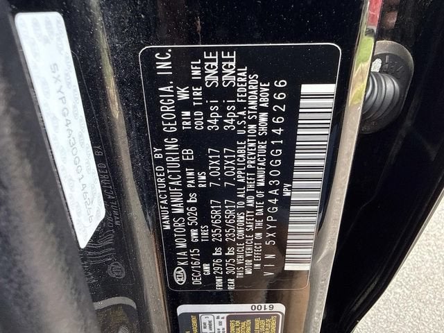 2016 Kia Sorento LX