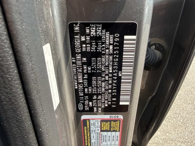 2017 Kia Sorento SX
