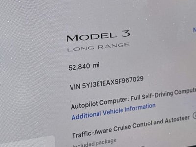 2025 Tesla Model 3 Long Range