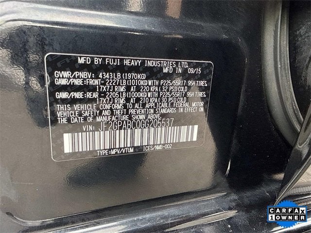 2016 Subaru Crosstrek 2.0i Premium