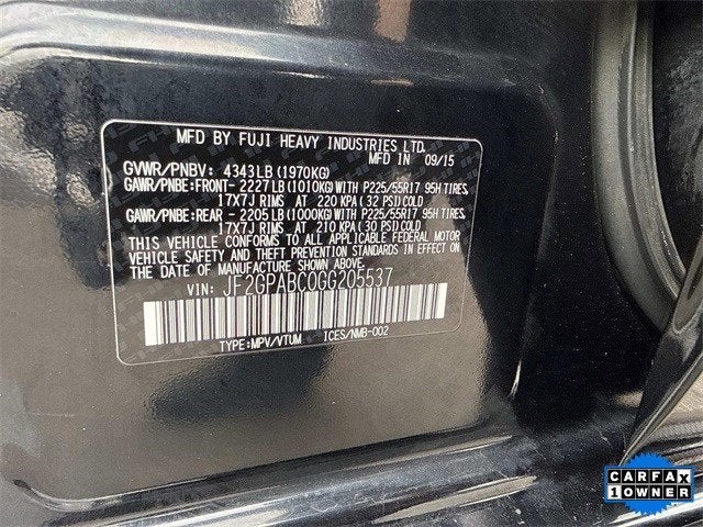 2016 Subaru Crosstrek 2.0i Premium