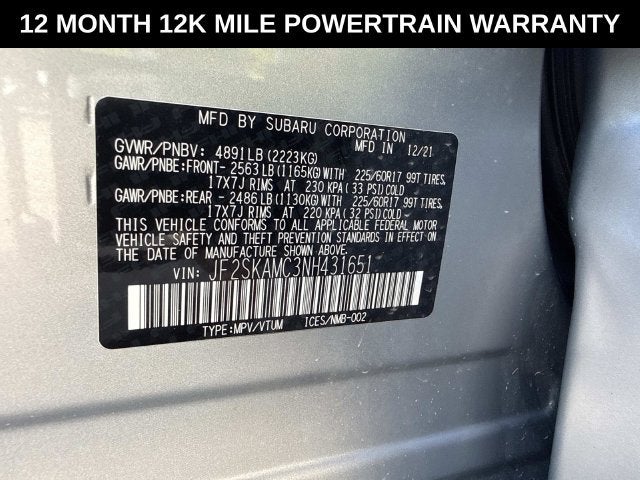 2022 Subaru Forester Wilderness