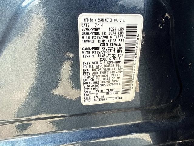 2014 Nissan Rogue Select S