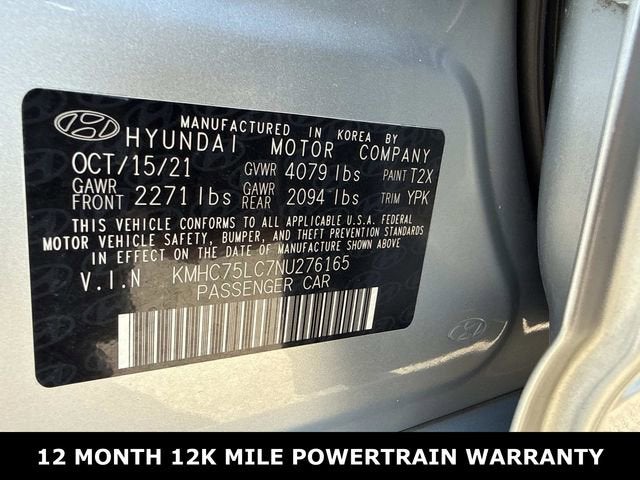 2022 Hyundai Ioniq Hybrid SE