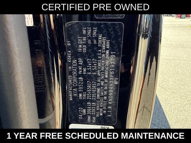 2023 Kia Carnival LX Seat Package