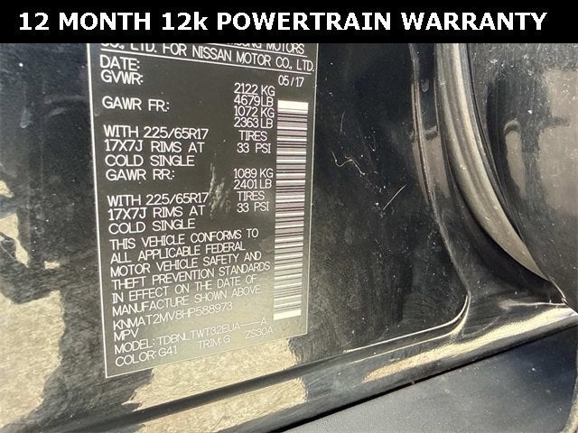 2017 Nissan Rogue SV