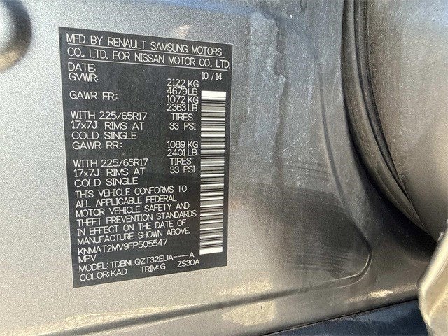 2015 Nissan Rogue SV