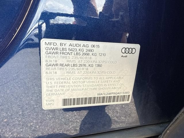 2016 Audi Q5 2.0T Premium Plus